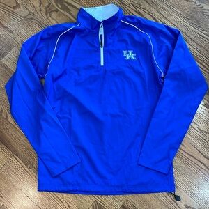 Men’s Kentucky Wildcats Quarter-Zip Pullover. Size Large. Like New Condition.